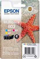 [7632046000] Epson Multipack 3-colours 603 Ink - Standardertrag - 2,4 ml - 130 Seiten - 1 Stück(e) - Multipack