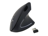 Equip Ergo wireless mouse - Right-hand - Optical - RF Wireless - 1600 DPI - Black