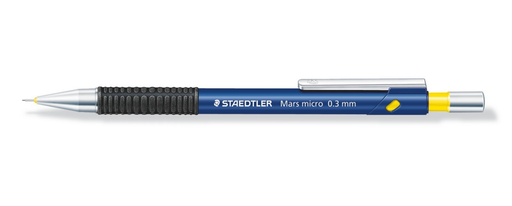 STAEDTLER Mars micro 775 0.3mm - Black,Blue,Yellow - Black - B - 0.3 mm - Metal - 0.3 m