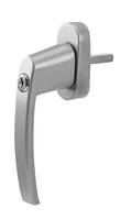 [6631680000] Olympia FGS 100 - Window locking handle - Silver - Aluminum - Monotone - Cylinder lock