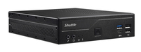 Shuttle Slim PC DH610S  - S1700 - 1x HDMI - 1x DP  - 1x 2.5" - 2x M.2 - 1x LAN (Intel 1G) - 24/7 permanent operation - incl. VESA - DDR4-SDRAM - HDD+SSD