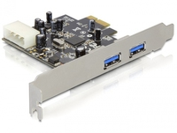 [1351486000] Delock USB 3.0 PCI Express Card - PCIe - USB 3.2 Gen 1 (3.1 Gen 1) - Black - Silver - NEC - 5000 Mbit/s - Wired