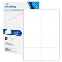 [5351215000] MEDIARANGE MRINK145 - Weiß - Dauerhaft - 105 x 74 - A4 - Matte - Laser/Inkjet