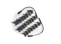 Inter-Tech Adapter set for NB-90SA - Notebook power tip - Black - Universal - 25 pc(s)