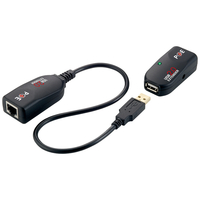 [3288001000] LogiLink UA0207 - Kabelgebunden - USB - Ethernet - 480 Mbit/s - Schwarz