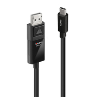 [13597186000] Lindy 43342 - USB Typ-C - DisplayPort - Männlich - Schwarz - 2 m - 32,4 Gbit/s