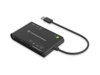[11632810000] Conceptronic BIAN All-In-One Smart ID Card Reader - USB 3.2 Gen 1 (3.1 Gen 1) - Black - 26 g