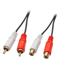 [5100492000] Lindy Premium - Audioverlängerungskabel - RCA (M) bis RCA (W)
