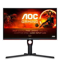 [14882791000] AOC G3 25G3ZM/BK - 62.2 cm (24.5") - 1920 x 1080 pixels - Full HD - 0.5 ms - Black - Red