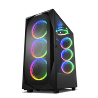 [11417872000] Sharkoon REV300 - Tower - PC - Black - ATX - EATX - micro ATX - Mini-ITX - Tempered glass - Case fans