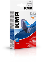 KMP C83 - Cyan - Canon Pixma IP 4850 - IP 4950 - IX 6550 - MG 5240 - MG 5250 - MG 5340 - MG 5350 - MG 6150 - MG 6250 - MG... - 1 Stück(e) - Tintenstrahldrucker - Box