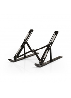 PORT Designs 901107 - Notebook stand - Black - Aluminium - Silicone - 25.4 cm (10") - 39.6 cm (15.6") - 14 - 150 mm