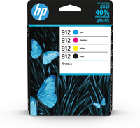 [9085316000] HP 912 - Original - Tinte auf Pigmentbasis - Schwarz - Cyan - Magenta - Gelb - HP - Kombi-Packung - OfficeJet 8015 - 8018 - 8022 OfficeJet Pro 8020 - 8020e - 8025 - 8030e - 8035 OfficeJet 8010 All-in-One...