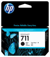 HP 711 38-ml Black DesignJet Ink Cartridge - Pigment-based ink - 1 pc(s)