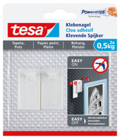 [5100275000] Tesa 77772 - Indoor - Universal hook - White - Adhesive strip - 2 pc(s)