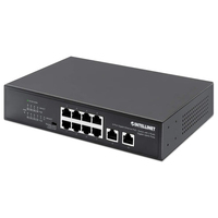 Intellinet 8-Port Gigabit PoE+ Switch 2 RJ45-Ports 120W - Switch - 1 Gbps