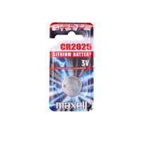 [1214724000] Maxell 11239200 - Einwegbatterie - CR2025 - Lithium-Manganese Dioxide (LiMnO2) - 3 V - 1 Stück(e) - 170 mAh