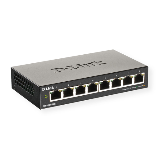 [9726297000] D-Link Switch DGS-1100-08V2 8 Port - Switch - 1 Gbps