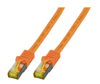 [6345111000] EFB Elektronik RJ45 Patchkabel S/FTP, Cat.6A, LSZH, Cat.7 Rohkabel, 1m, orange