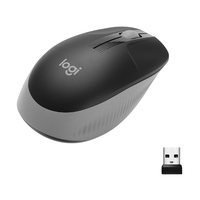 [8934843000] Logitech M190 - Beidhändig - Optisch - RF Wireless - 1000 DPI - Schwarz - Grau