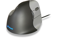 Bakker Evoluent4 Mouse (Right Hand) - Right-hand - Optical - Black - Grey