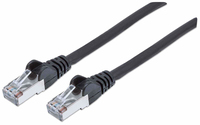[5593141000] Intellinet Network Patch Cable - Cat7 Cable/Cat6A Plugs - 10m - Black - Copper - S/FTP - LSOH / LSZH - PVC - Gold Plated Contacts - Snagless - Booted - Polybag - 10 m - Cat7 - S/FTP (S-STP) - RJ-45 - RJ-45 - Black