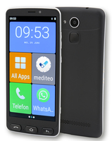 [9713593000] Olympia Neo schwarz - 14 cm (5.5 Zoll) - 2 GB - 16 GB - 8 MP - Android 10.0 - Schwarz - Silber