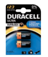 [1198463000] Duracell Ultra 123 BG2 - Einwegbatterie - CR123A - Lithium - 3 V - 2 Stück(e) - Schwarz - Orange
