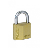 [6877327000] Rieffel 7/30 KA01 - Conventional padlock - Key lock - Keyed alike - Brass - Brass - Steel
