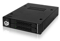 [2370785000] Icy Dock MB992SK-B - HDD - SSD - SATA - Serial ATA II - Serial ATA III - 2.5 Zoll - 6 Gbit/s - Metall - HDD - Leistung