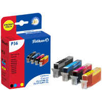 [5850211000] Pelikan 4111784 - Tinte auf Farbstoffbasis - Foto schwarz - Foto grau - Foto magenta - Fotogelb - Canon - Multi pack - Canon PIXMA MG5750 - MG5751 - MG5752 - MG5753 - MG6850 - MG6851 - MG6852 - MG6853 - MG7750 - MG7751,... - 12 ml