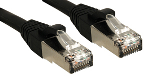 Lindy 45602 - 1 m - Cat6 - SF/UTP (S-FTP) - RJ-45 - RJ-45 - Black