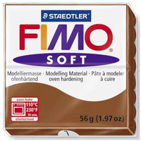 STAEDTLER FIMO soft - Modellierton - Braun - 110 °C - 30 min - 56 g - 55 mm