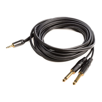 [10223894000] Monkey Banana Solid Link Kabel - 2 x Klinke 6,3mm mono / 3,5mm Miniklinke stereo/ 200cm - 2 x 3.5mm - Männlich - 3.5mm - Männlich - 2 m - Schwarz