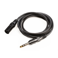 [10223891000] Monkey Banana Banana Solid Link Kabel - Klinke sym 6,3mm / XLR-M / 200cm - 6.35mm - Männlich - XLR - Männlich - 2 m - Schwarz