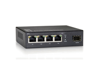 [2109211000] LevelOne 5-Port Gigabit Switch - 1 x SFP - Unmanaged - Gigabit Ethernet (10/100/1000) - Full duplex - Wall mountable