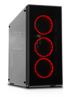 [9064825000] Ultron Geh Cooltek Vier Midi Tower RGB Schwarz ATX/M-ATX/ITX - Mini tower - ATX