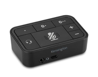 Kensington Universal 3-in-1 Pro Audio Headset Switch - Control adapter - Black