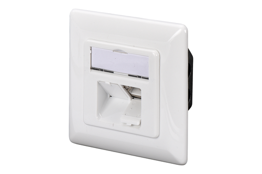 [411215000] DIGITUS CAT 5e, Class D, wall outlet, flush mount