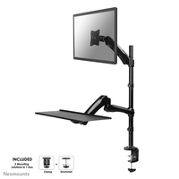 [4851946000] Neomounts by Newstar monitor arm desk mount - Clamp/Bolt-through - 9 kg - 25.4 cm (10") - 68.6 cm (27") - 100 x 100 mm - Black