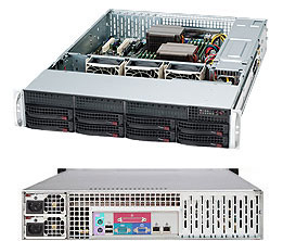 [5489090000] Supermicro SuperChassis 825TQC-R1K03LPB - Rack - Server - Schwarz - ATX,EATX - Festplatte - Netzwerk - Leistung - Stromausfall - System - 1000 W