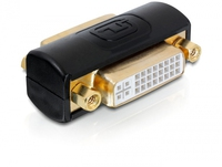 Delock 65225 - DVI - DVI - Black - Gold