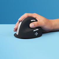 R-Go HE Mouse R-Go HE ergonomic mouse - large - right - wireless - Right-hand - RF Wireless - 2500 DPI - Black