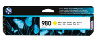 [3165360000] HP 980 Yellow Original Ink Cartridge - Standard Yield - Pigment-based ink - 6600 pages - 1 pc(s)