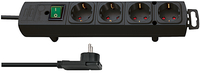 [5231563000] Brennenstuhl 1153100100 - 2 m - 4 AC outlet(s) - Indoor - Black - 320 mm - Black