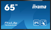 Iiyama T6562AS-B1 - Interactive flat panel - 163.8 cm (64.5") - IPS - 3840 x 2160 pixels - 24/7