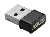 [5356492000] ASUS USB-AC53 Nano - Kabellos - USB - WLAN - Wi-Fi 5 (802.11ac) - 867 Mbit/s - Schwarz - Edelstahl