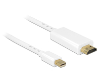 [3940252000] Delock 83708 - 3 m - Mini DisplayPort - HDMI - Male - Male - Gold
