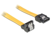 [1357121000] Delock Serial ATA / SAS-Kabel - Serial ATA 150/300 - Serial ATA, 7-polig - Serial ATA, 7-polig - 50 cm - 90-Grad-Anschluss, verriegelt