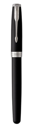 Parker 1931523 - Stick pen - Black,Silver - Black - Lacquer,Palladium - Fine - Box